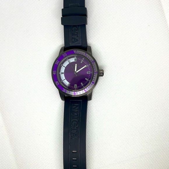 Invicta Vintage Purple Diver Men’s Watch RARE - Picture 6 of 6